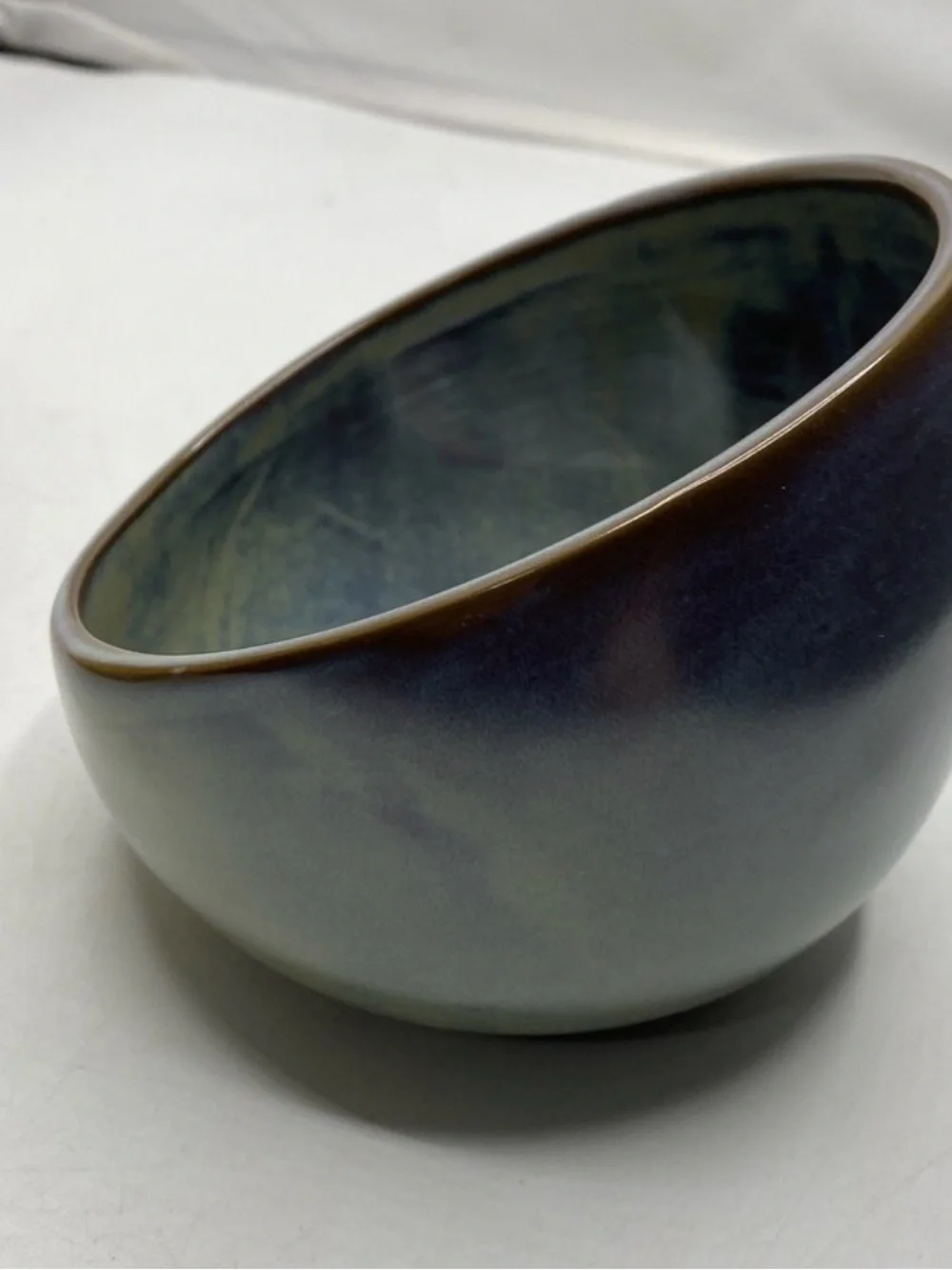Haunted Mansion Ceramic pet Bowl with Madam Leota Design in Sea Green and Gray